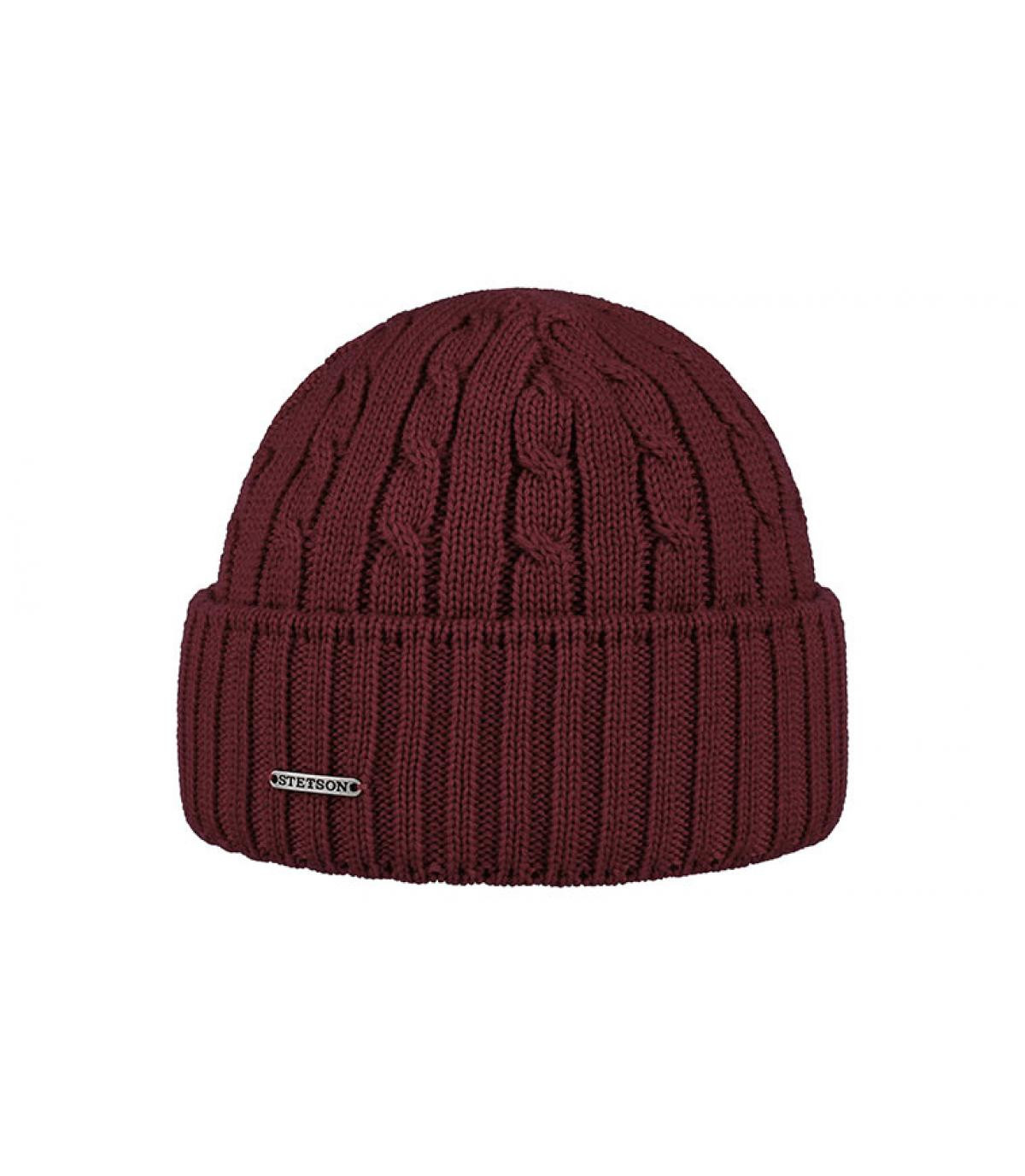 Beanie Wool burgundy Stetson